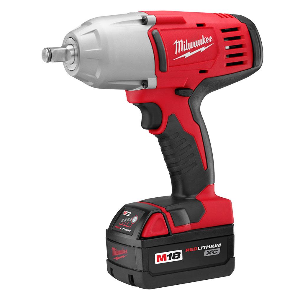Milwaukee M18 1/2″ High Torque Impact Wrench with Friction Ring Kit - Flockneti