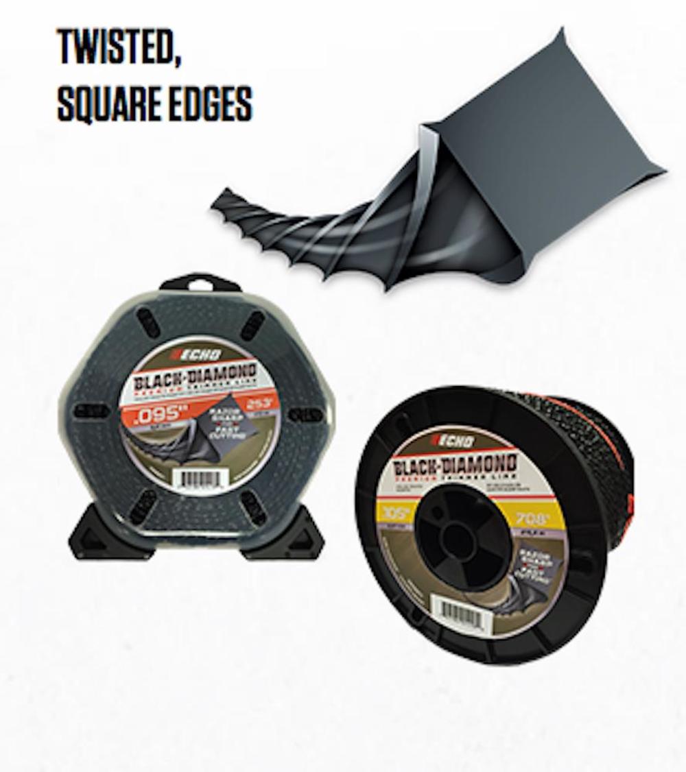 Echo Black Diamond Trimmer Line – 3 lb Spool – .105 In. - Flockneti