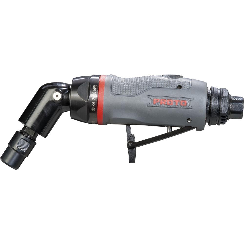 Proto 1/4 In. 120 Angle Insulated Die Grinder 0.3HP Motor - Flockneti