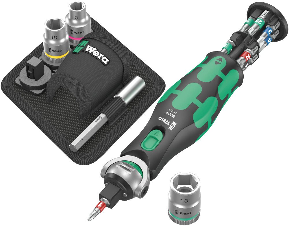 Wera Tools 18pc 8009 Zyklop Pocket Set 2 - Flockneti