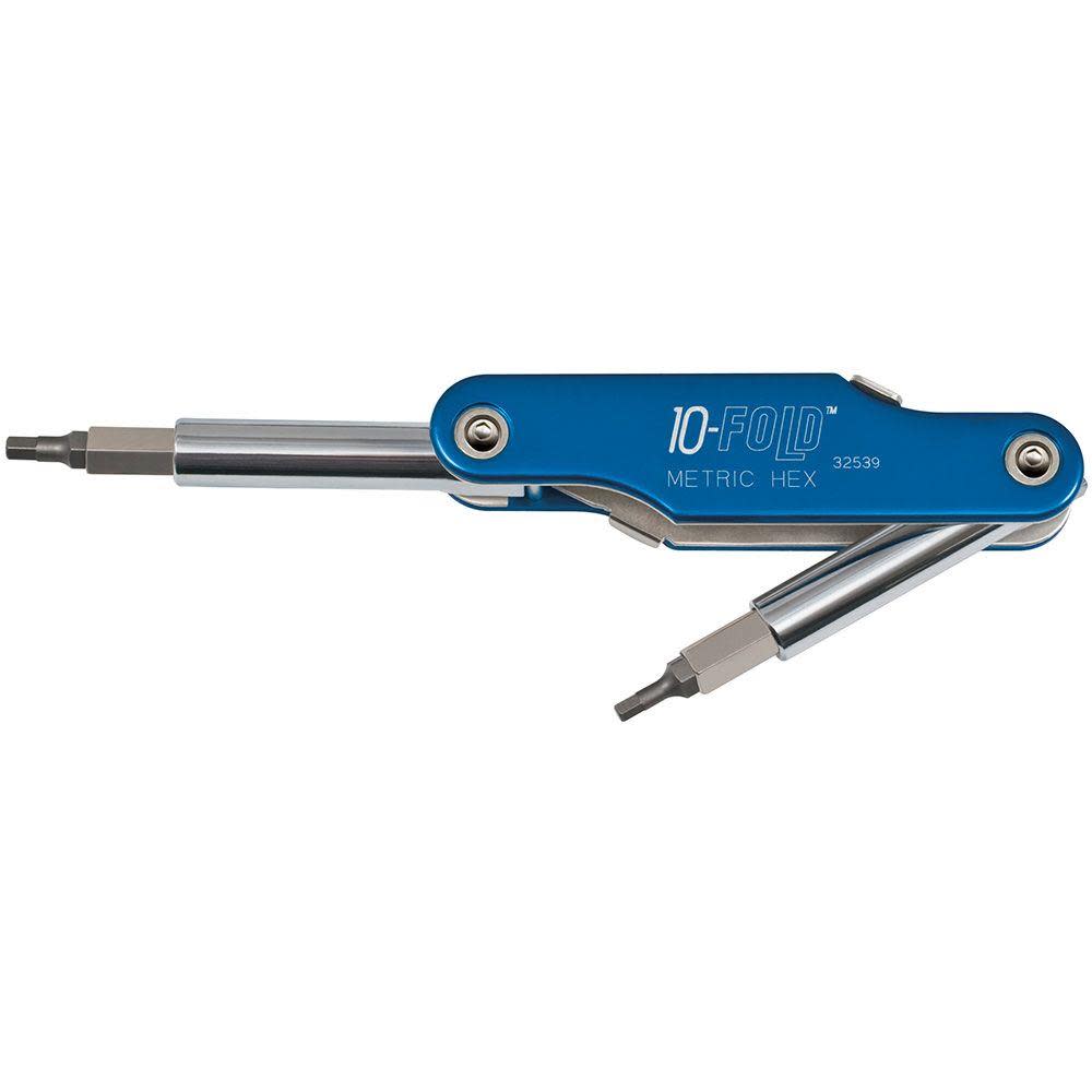 Klein Tools 10 Pc Fold Metric Hex Screwith Nut Driver - Flockneti