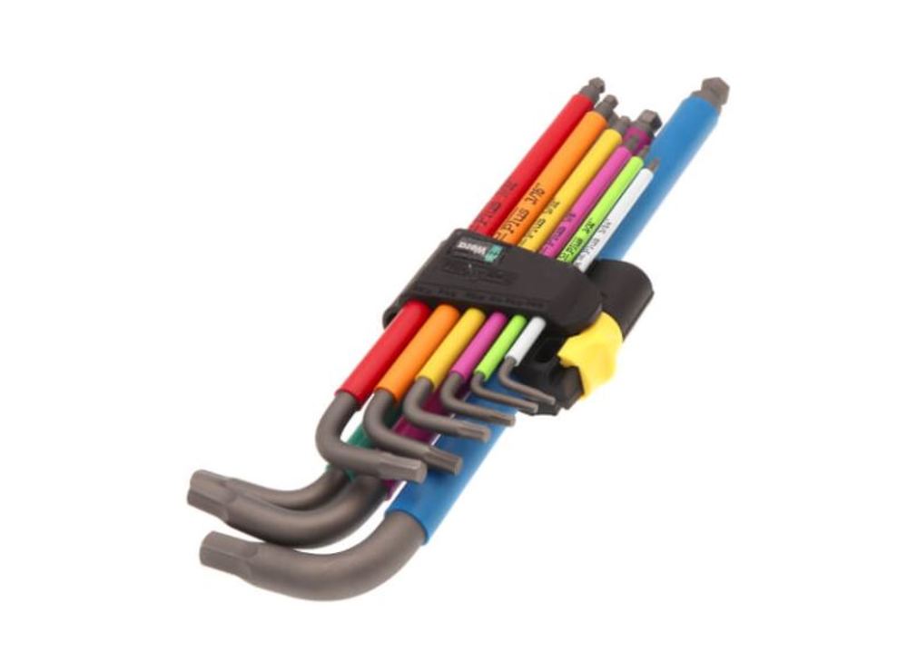 Wera Tools Imperial BlackLaser 950/9 Hex-Plus Multicolor 2 L-Key Set - Flockneti