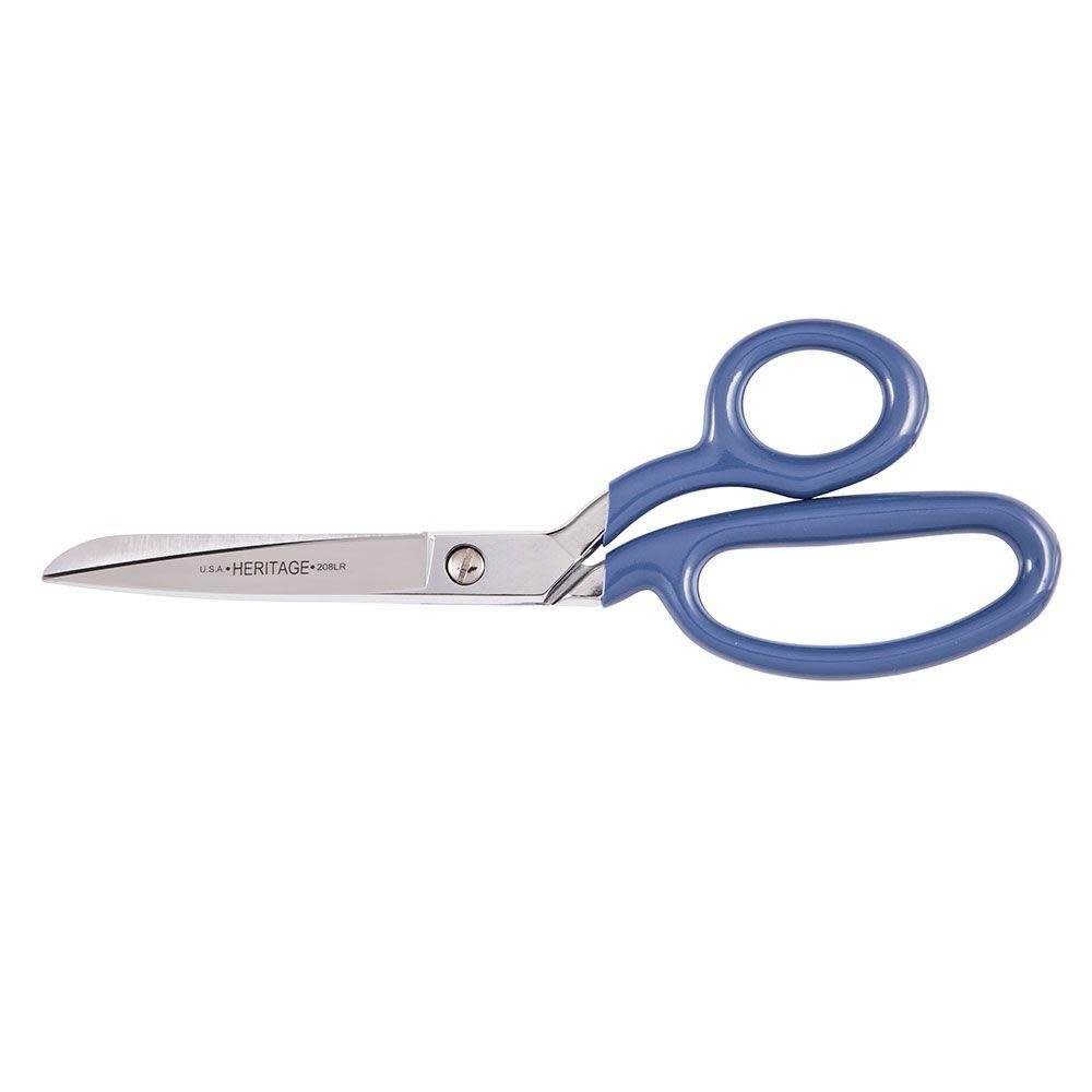 Klein Tools Heritage 8″ Bent Trimmer with Large Ring Blue Coating - Flockneti