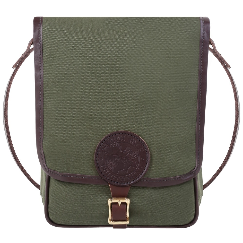 Duluth Pack Haversack with Leather Trim – Olive Drab - Flockneti