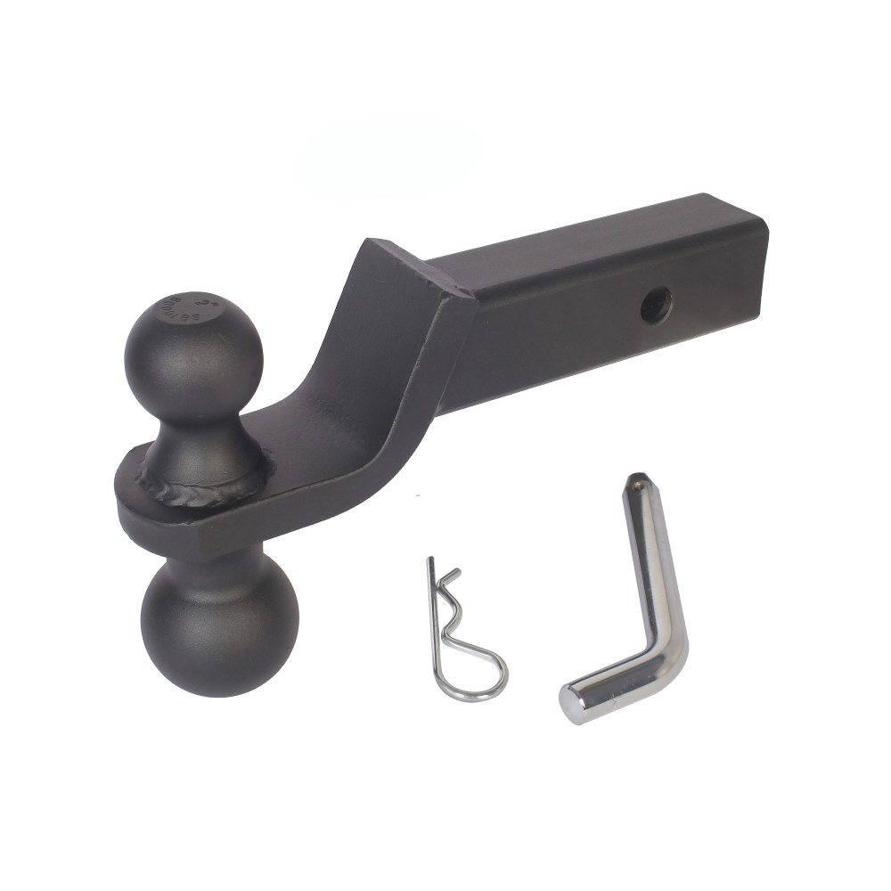 Trailer Valet Blackout 6000 lbs & 7500 lbs Capacity Reversible Ball Mount 2″ & 2 5/16″ Ball 2″ Drop - Flockneti