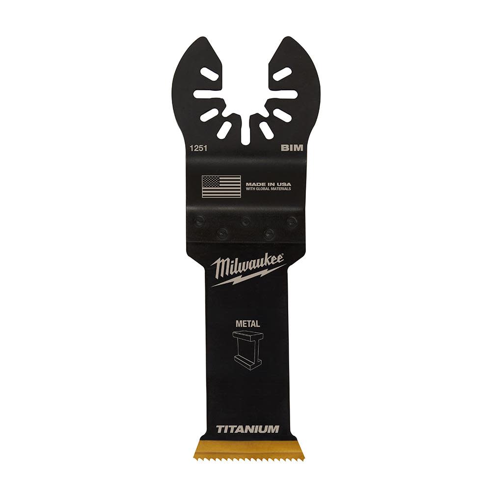 Milwaukee OPEN-LOK 1-1/8″ TITANIUM ENHANCED BI-METAL METAL BLADES 3PK - Flockneti