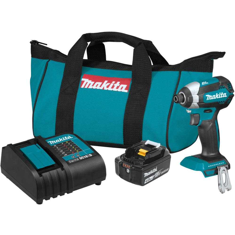 Makita 18V LXT Impact Driver Lithium Ion Brushless Cordless Kit - Flockneti