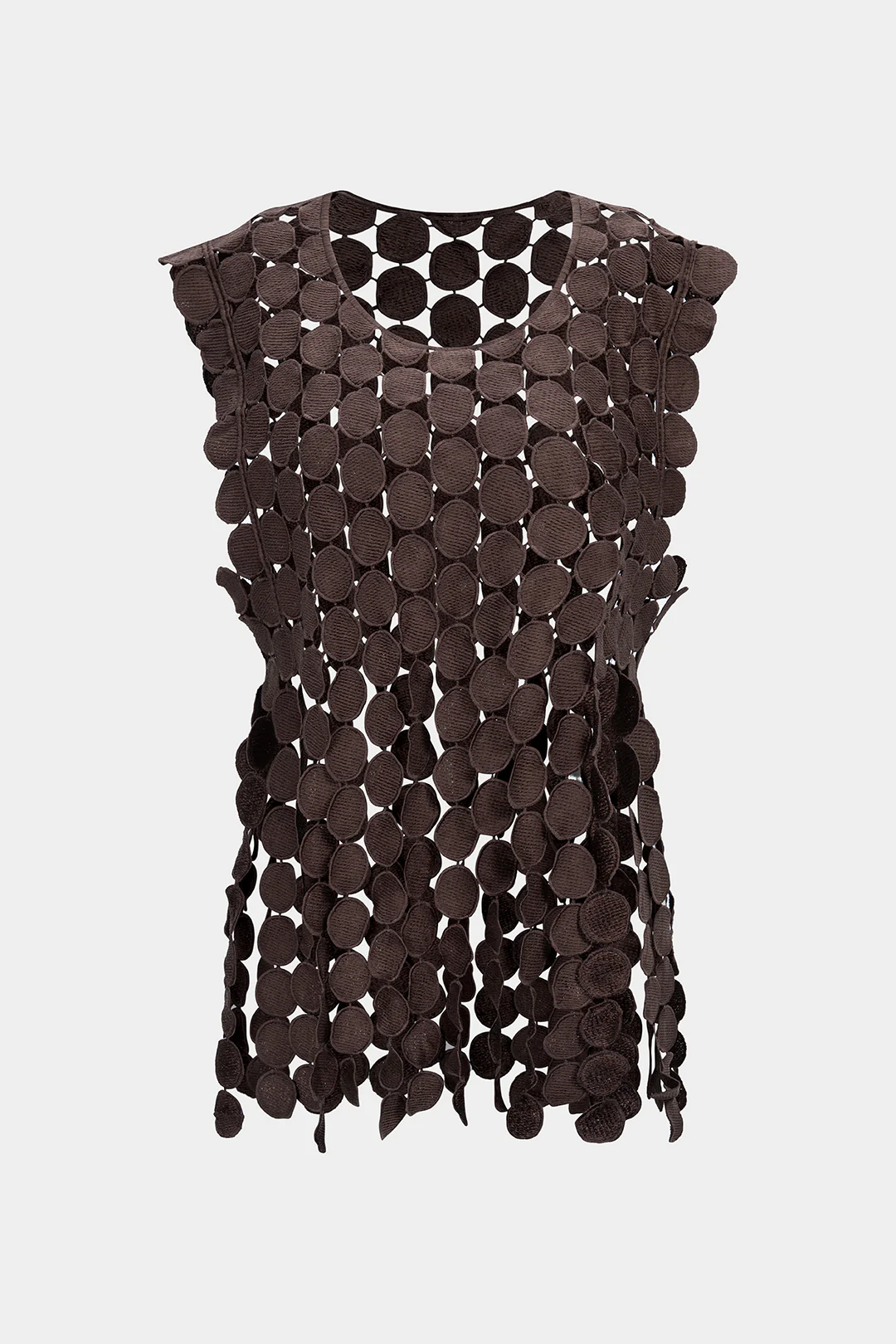 Cut Out Round Neck Tank Top - Flockneti