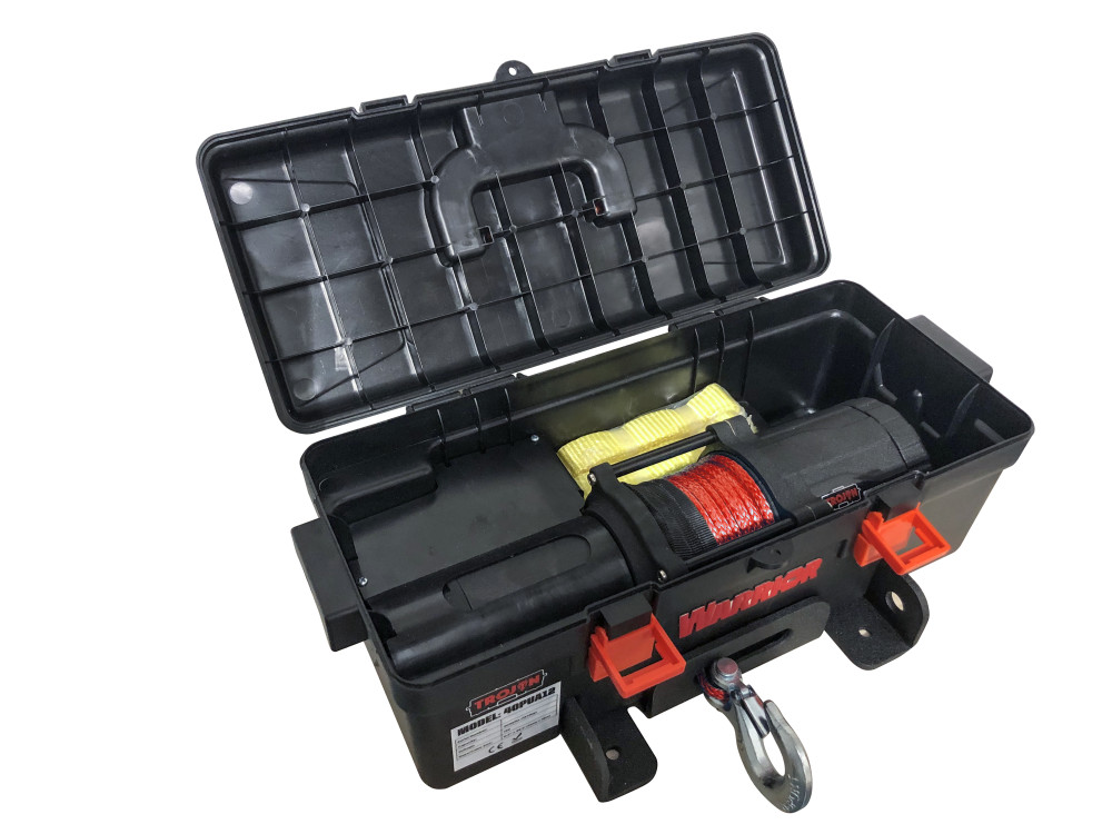 DK2 Trojan Utility Winch with Synthetic Rope - Flockneti