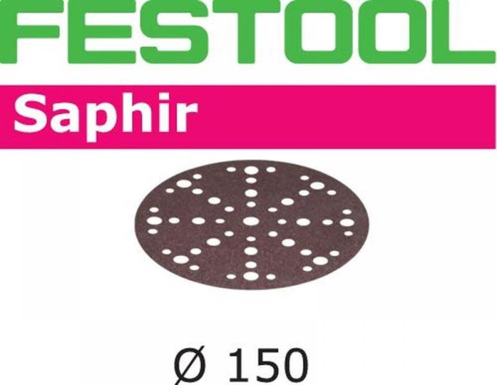 Festool Saphir Sanding Abrasive – STF D150/48 – P80 – 25 pack - Flockneti