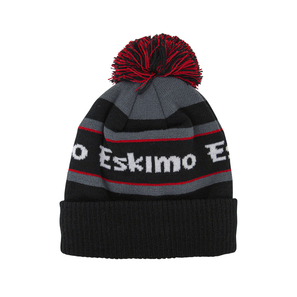 Eskimo Black Ice Pom Hat - Flockneti