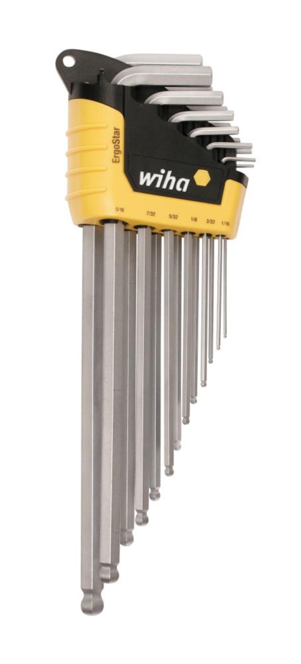 Wiha ErgoStar Ball Hex Inch L-Key 13 pc. Set - Flockneti
