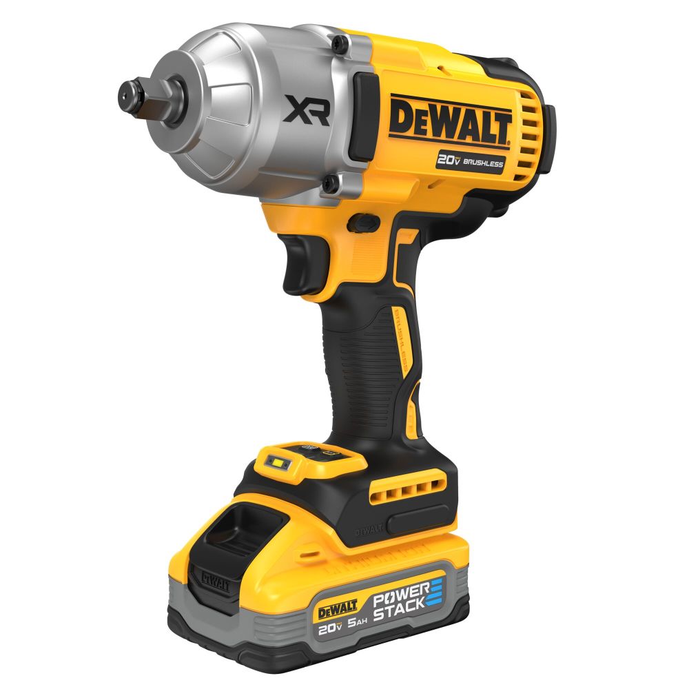 DEWALT 20V MAX XR 1/2″ High Torque Impact Wrench with Hog Ring Anvil Cordless Kit - Flockneti