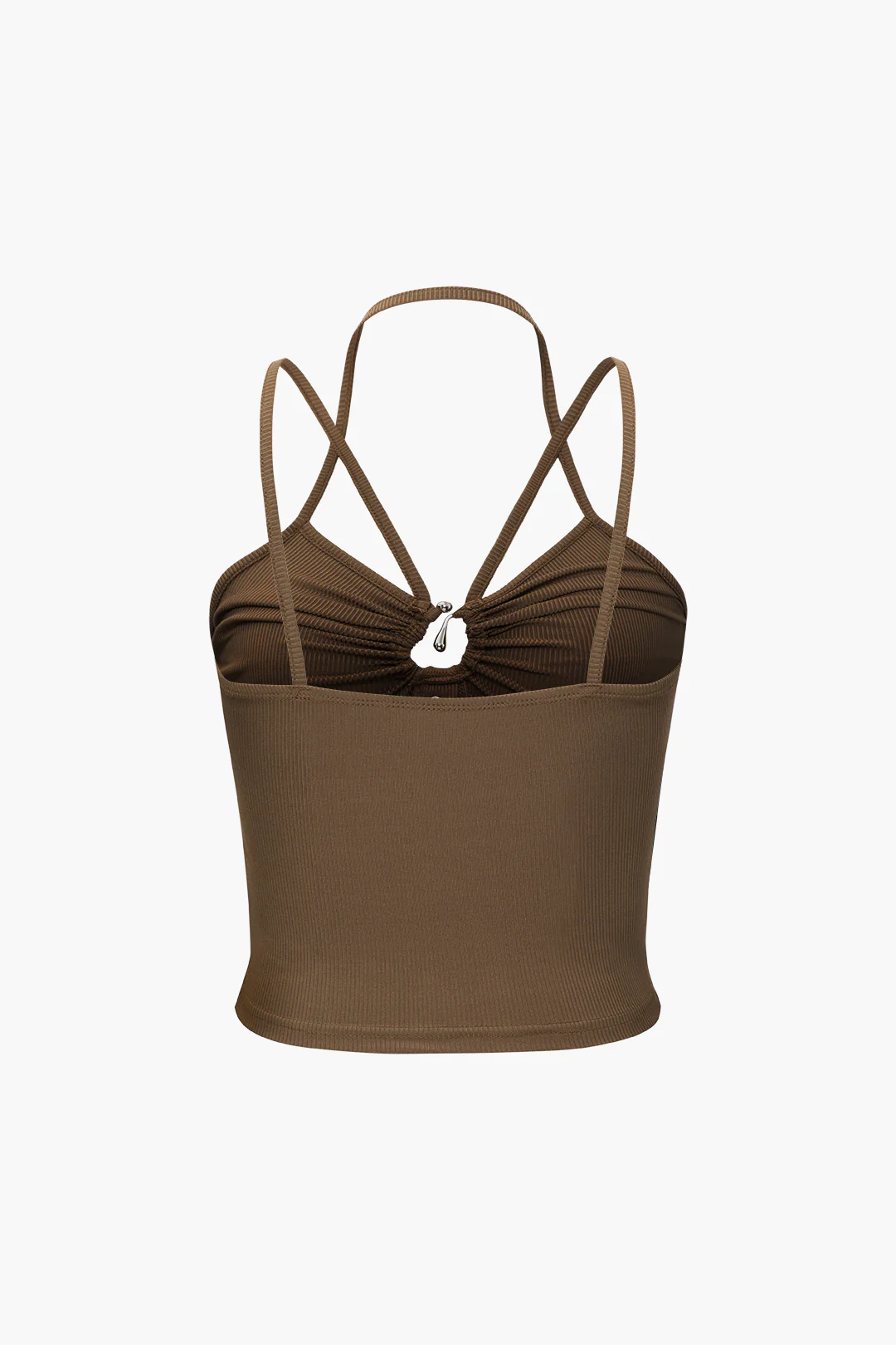 Ruched Cut Out Cami Top - Flockneti