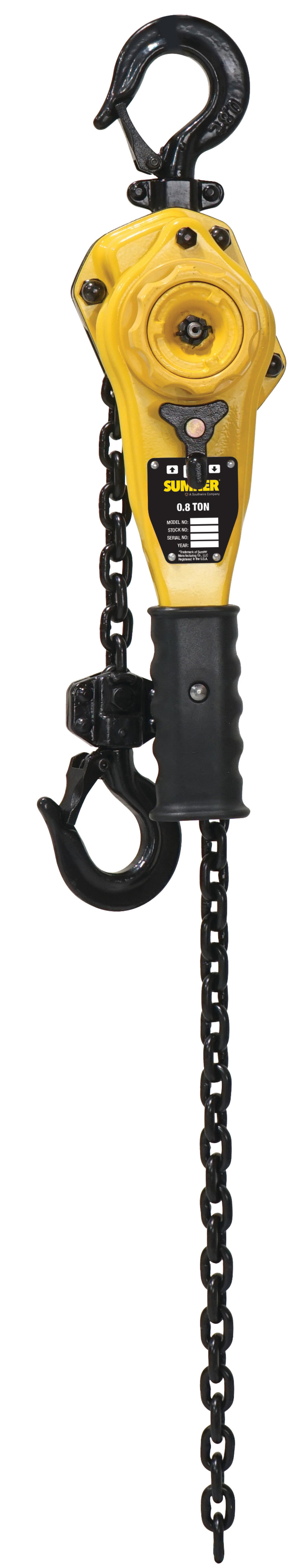 Sumner .8 Ton lever Hoist with 10 ft. Chain Fall - Flockneti