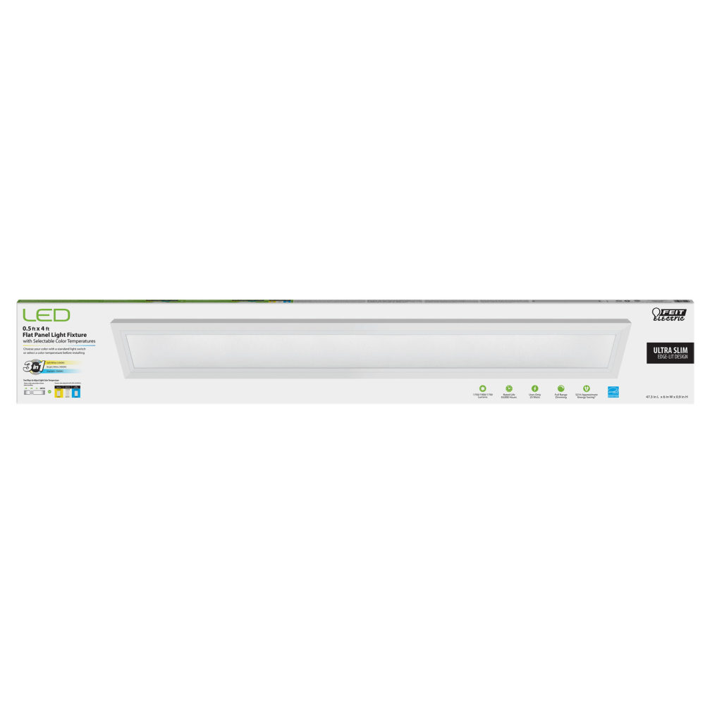 Feit Electric 25W 1750 Lumens LED Flat Panel Light Fixture - Flockneti