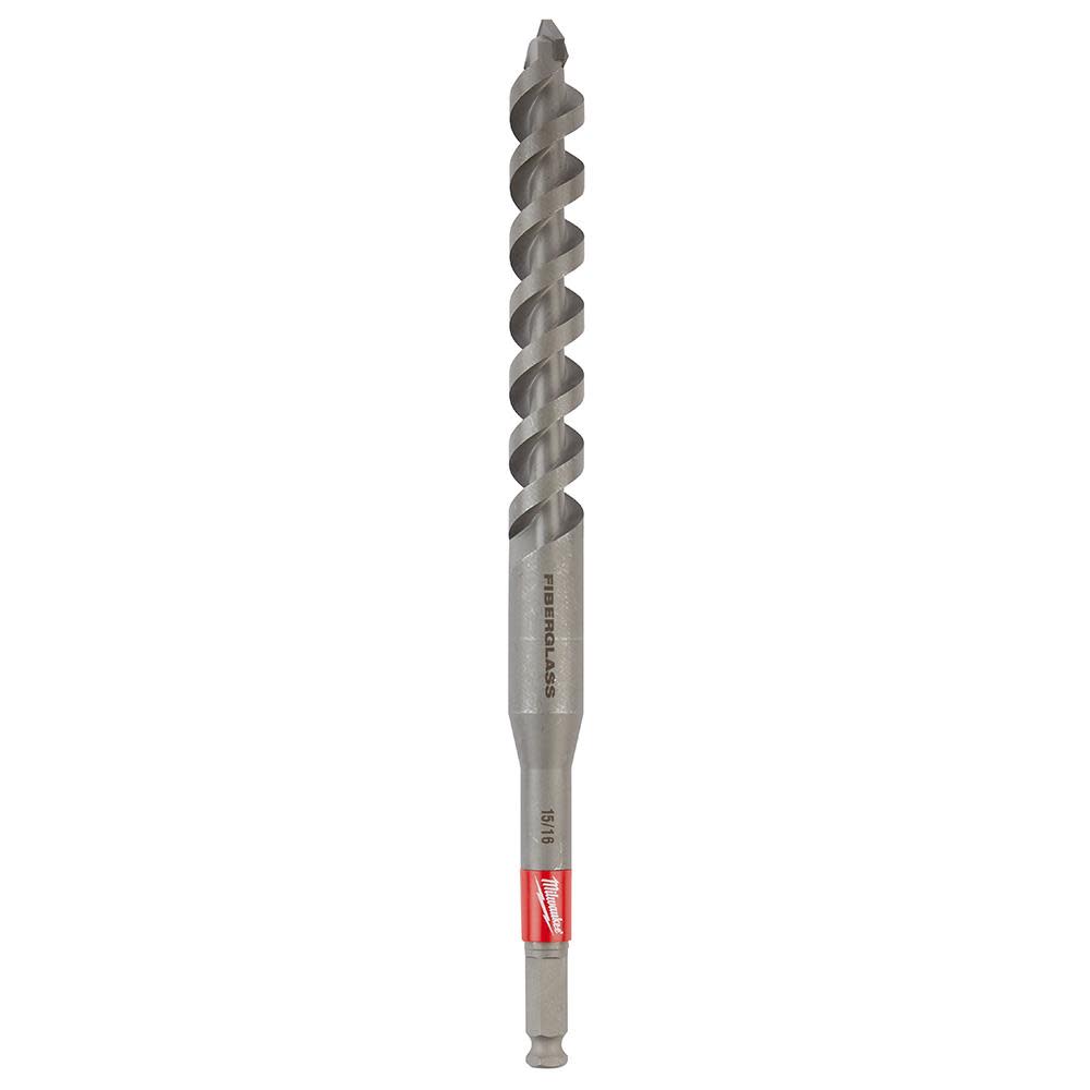 Milwaukee Shockwave Impact Duty Lineman Fiberglass Drill Bit 15/16″ x 12″ - Flockneti