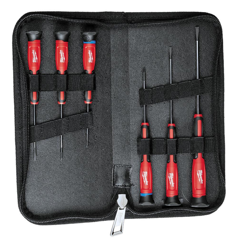Milwaukee 6 pc. Precision Screwdriver Set - Flockneti