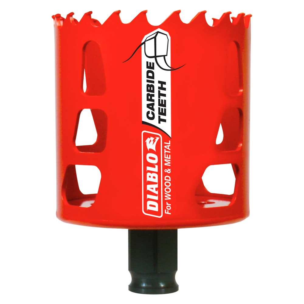 Diablo Tools 2-9/16″ (65mm) Carbide-Tip Wood & Metal Holesaw - Flockneti