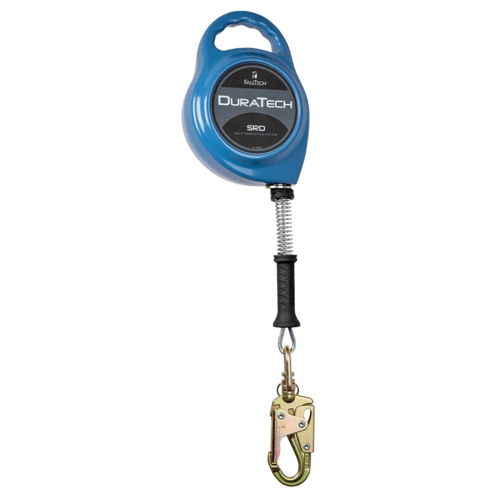 Falltech DuraTech Single Leg SRL with 20′ Galvanized Cable - Flockneti