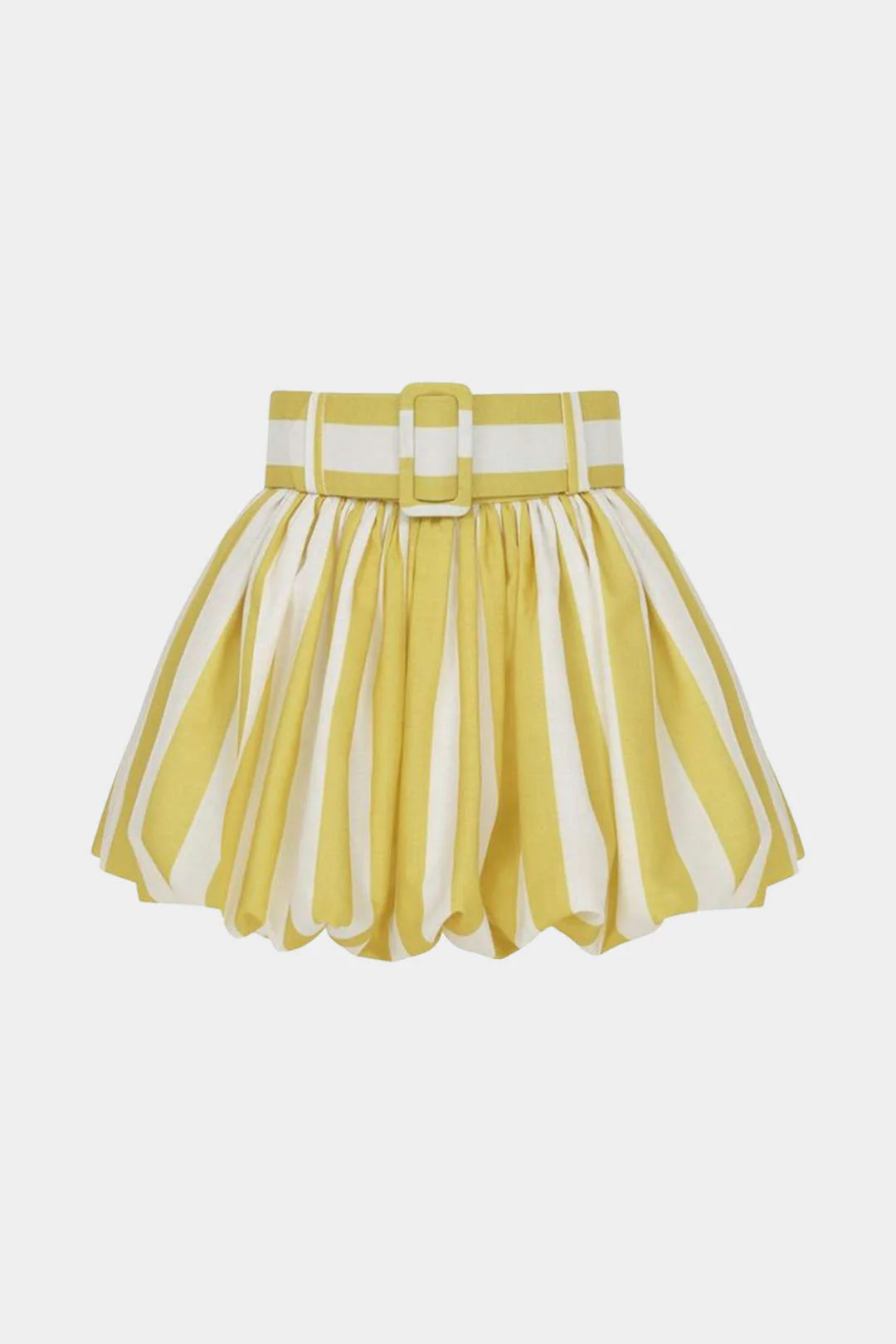Contrast Stripe Print Ruched Shorts - Flockneti