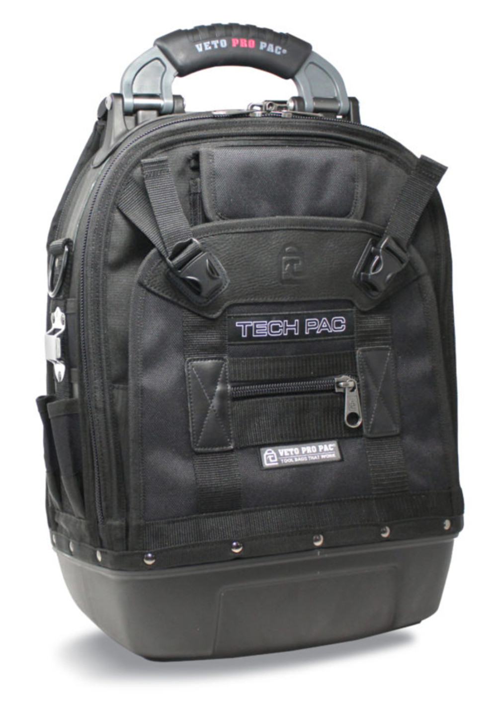 Veto Pro Pac Tech Pac Blackout Large Tool Backpack with Removable Inserts - Flockneti