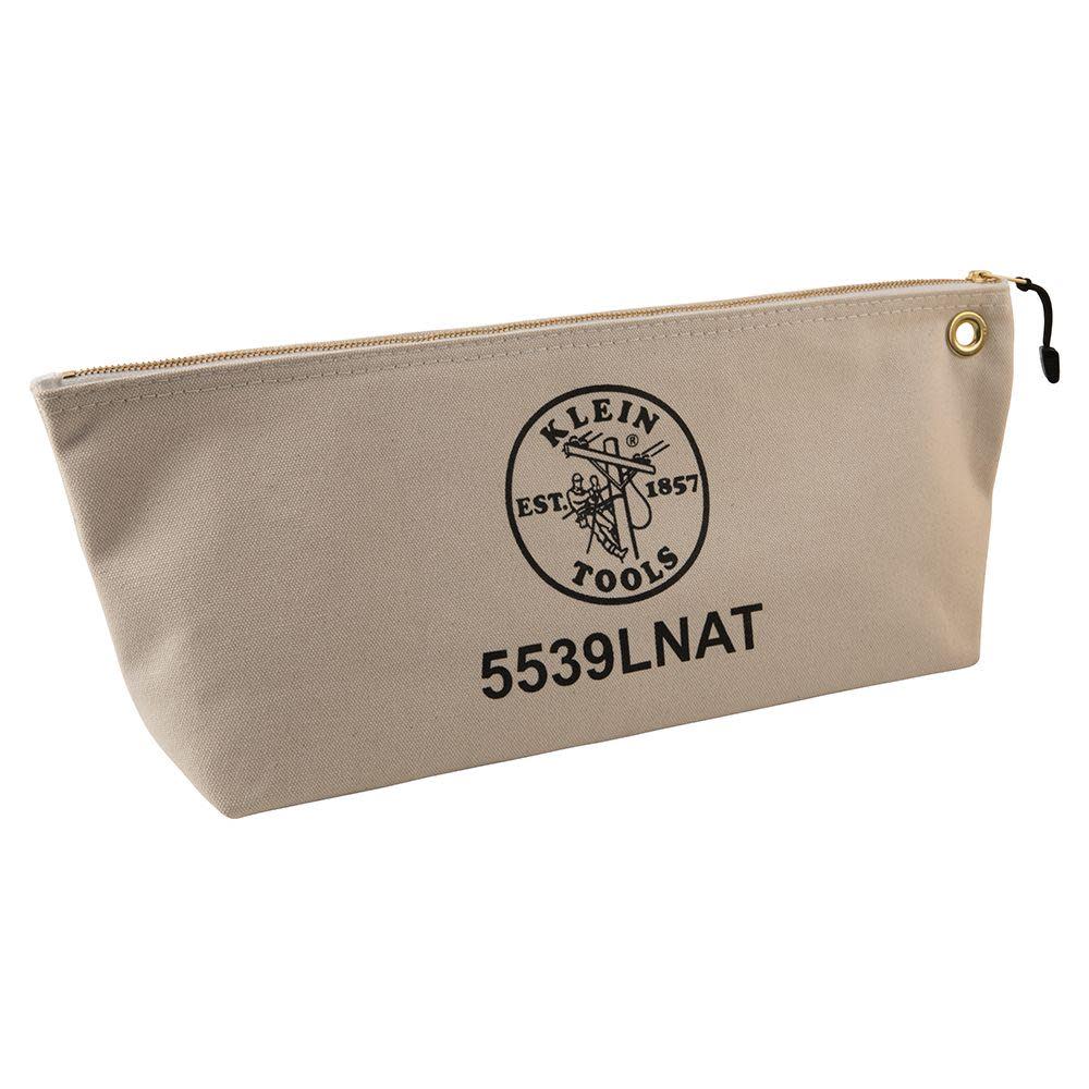 Klein Tools Zipper Canvas Tool Bag Natural - Flockneti