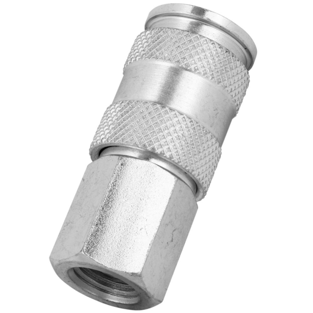 Milton Quick-Connect Steel Coupler 1/4″ FNPT High Flow (V-Style) - Flockneti