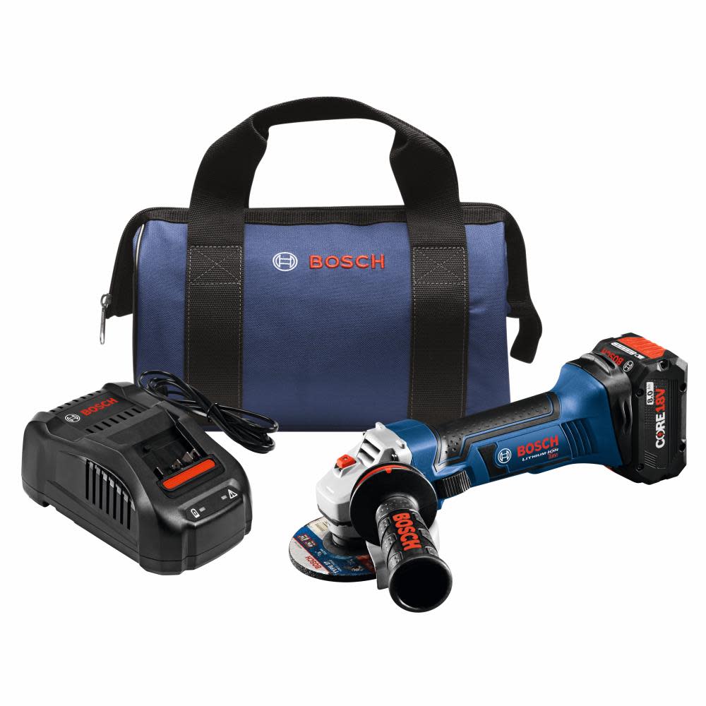 Bosch 18V 4 1/2″ Angle Grinder Kit - Flockneti