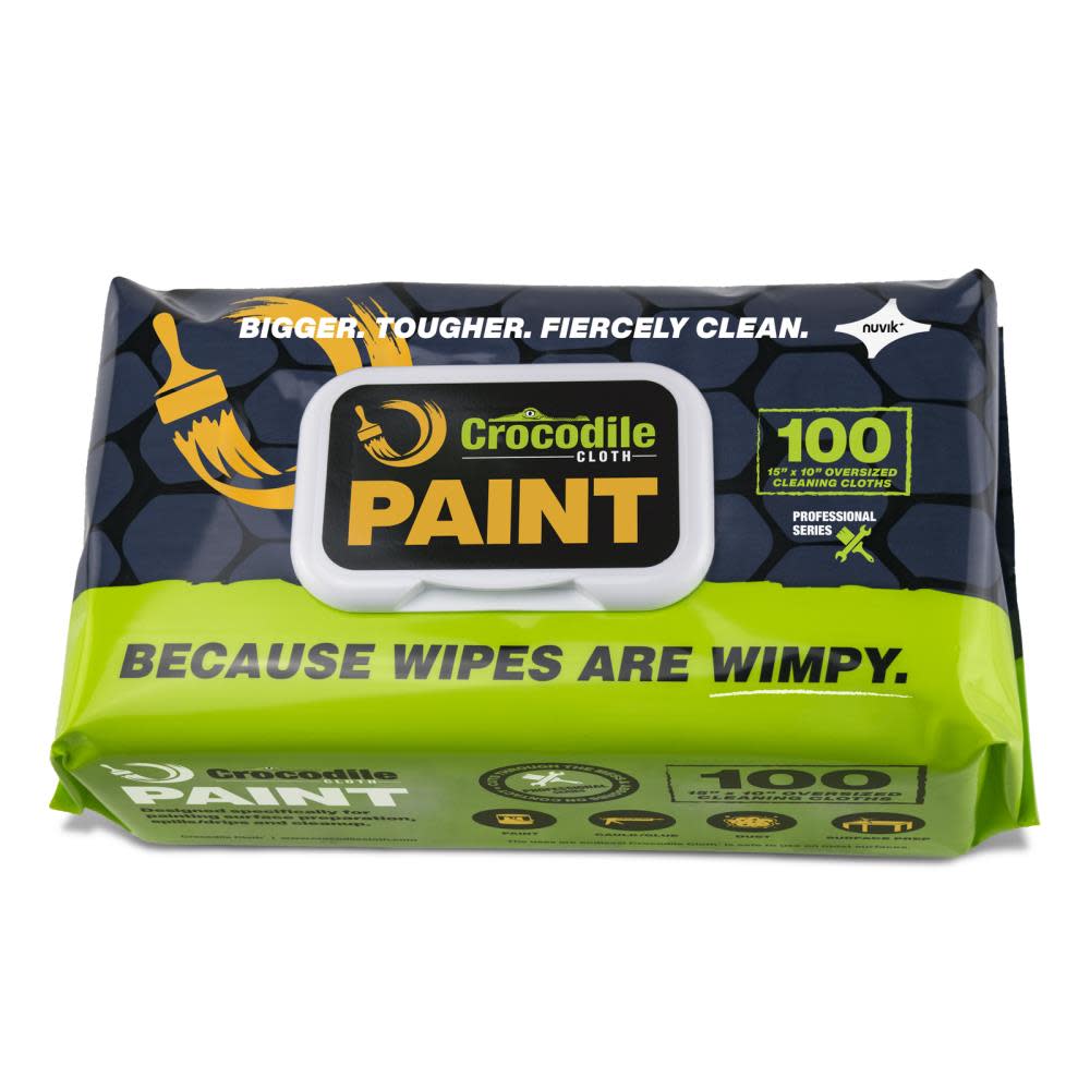 Crocodile Cloth Oversized Paint Cleaning Cloths 1 Pack/100 Cloths - Flockneti