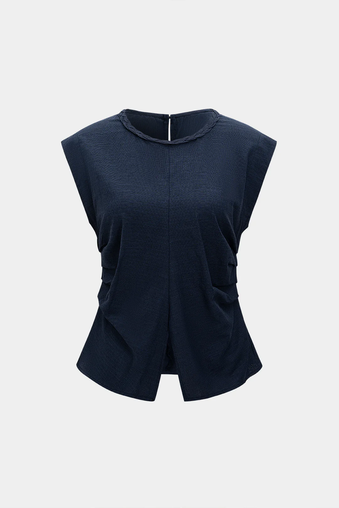 Ruched Detail Short-Sleeve Shirt - Flockneti