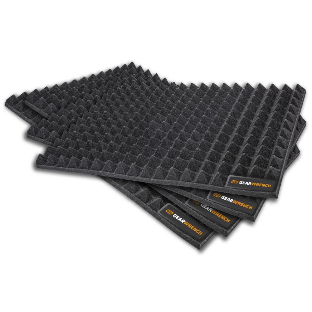 GEARWRENCH 4 Piece Trap Mat Universal Tool Drawer Liners - Flockneti