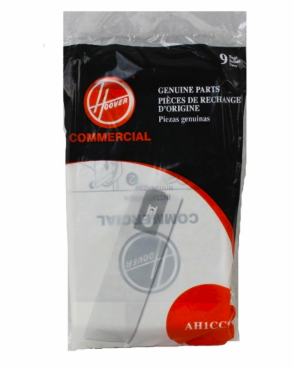 Hoover Residential Vacuum Standard Upright Disposable Vacuum Bags 9 Pack - Flockneti