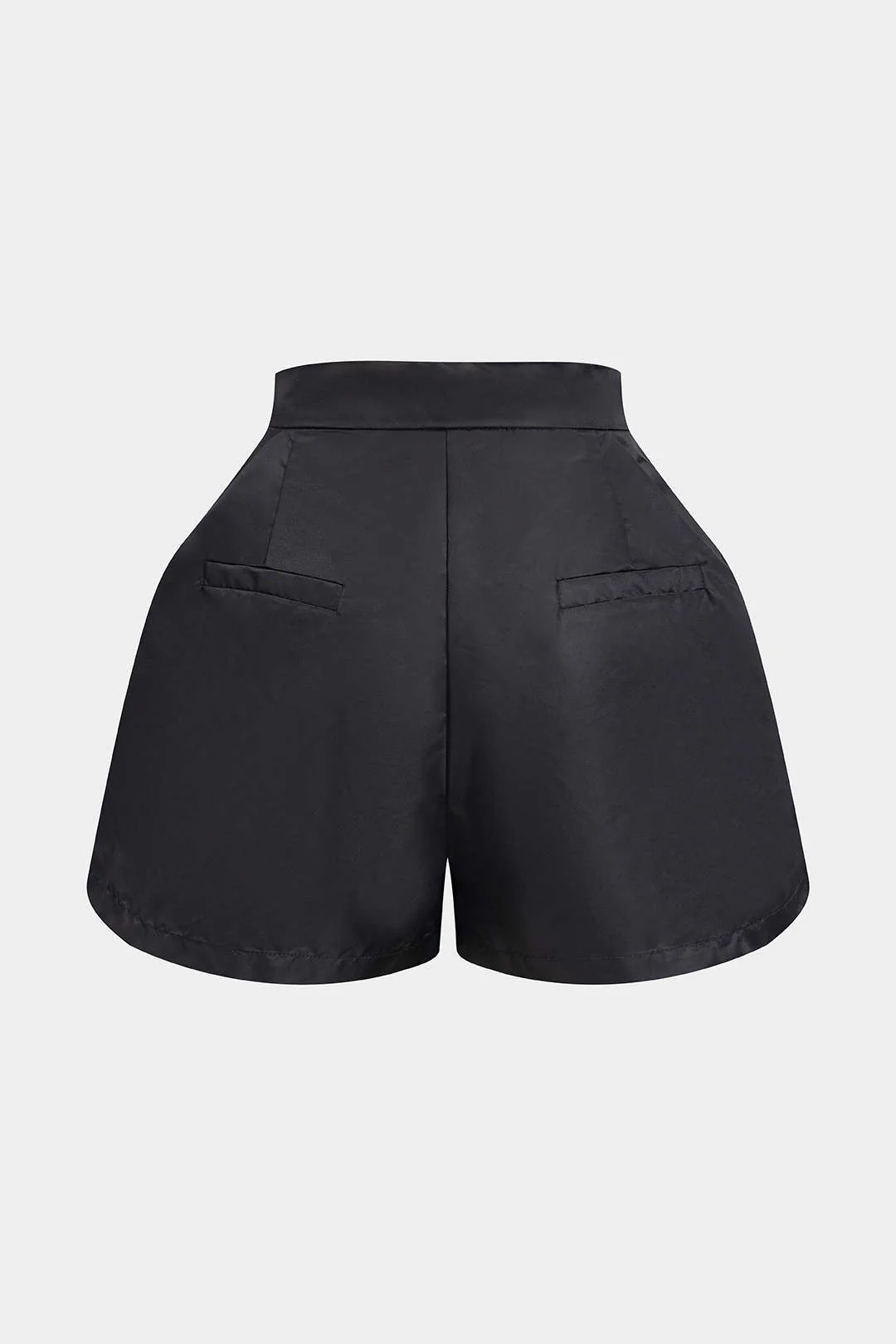 Puff Wide Leg Zipper Shorts - Flockneti
