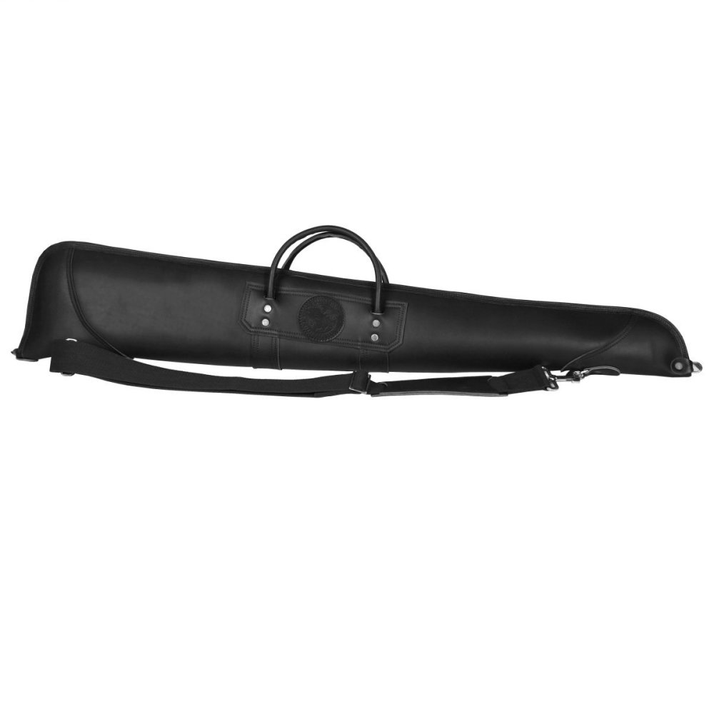 Duluth Pack 49 In. L Black Smooth Leather Shotgun Case Without Scope - Flockneti