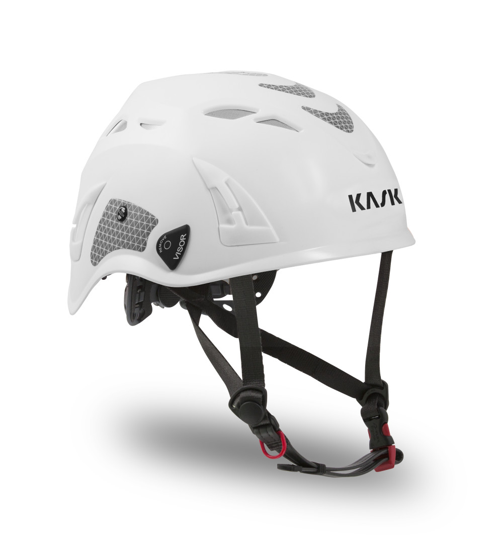 KASK America SUPERPLASMA HD HI VIZ Ventilated Work/Rescue Helmet – White - Flockneti