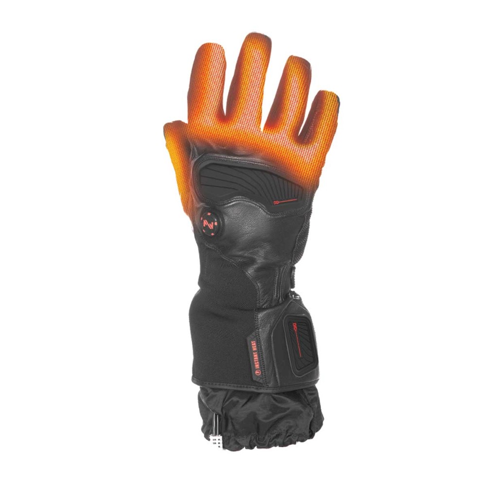 Mobile Warming Dual Power Barra Heated Gloves Unisex 12V Black XS - Flockneti