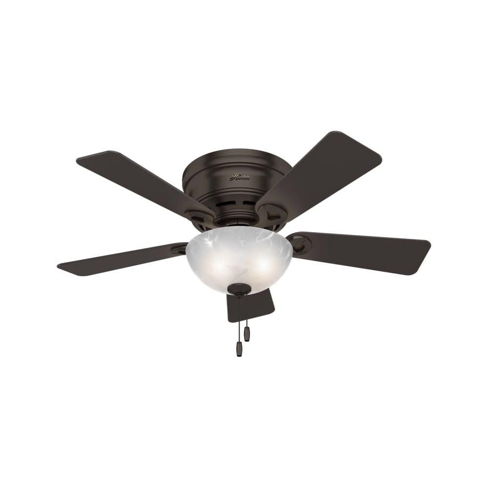 Hunter Fan Haskell Ceiling Fan 42″ Premier Bronze Dark Mocha - Flockneti