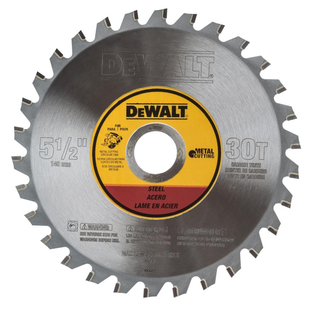 DEWALT 5-1/2 in. 30 Tooth Metal Cutting Blade - Flockneti
