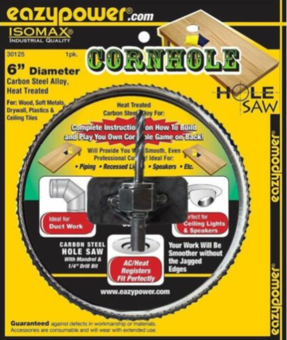 Eazypower Cornhole Hole Saw - Flockneti