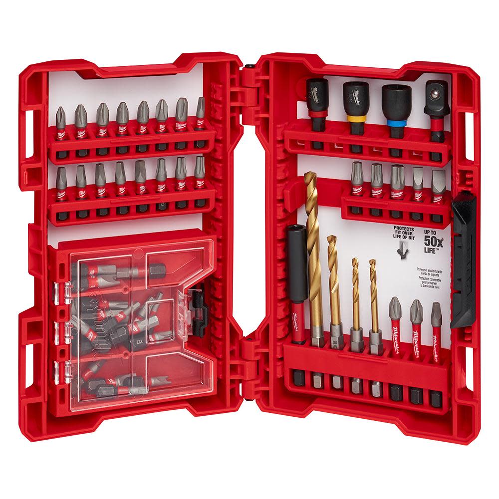 Milwaukee SHOCKWAVE 52-Piece Impact Drill and Drive Set - Flockneti
