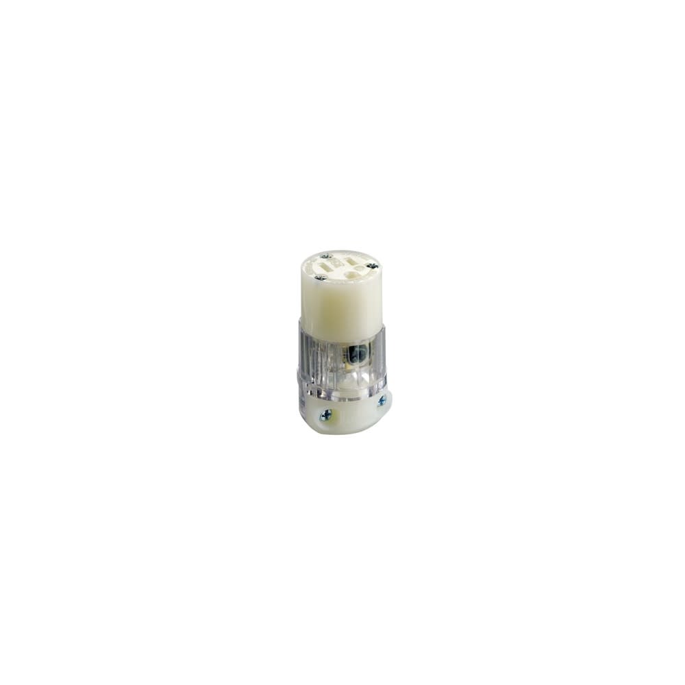 Leviton 15A 125V 2 Pole 3 Wire Power Indication Connector - Flockneti
