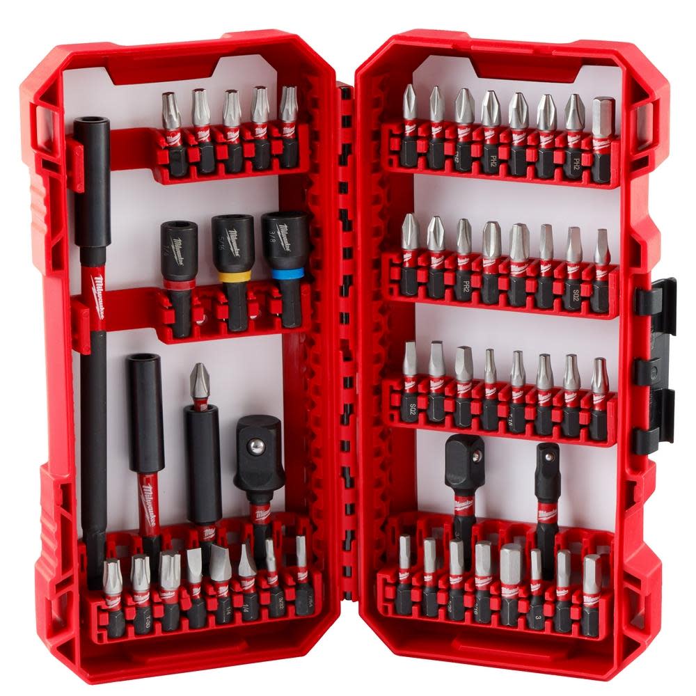 Milwaukee SHOCKWAVE Impact Duty Driver Bit Set 55pc - Flockneti