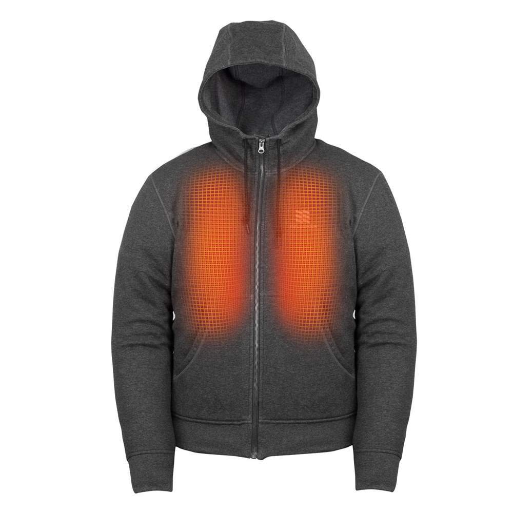 Mobile Warming Phase Plus 2.0 Hoodie Mens Gray Small - Flockneti
