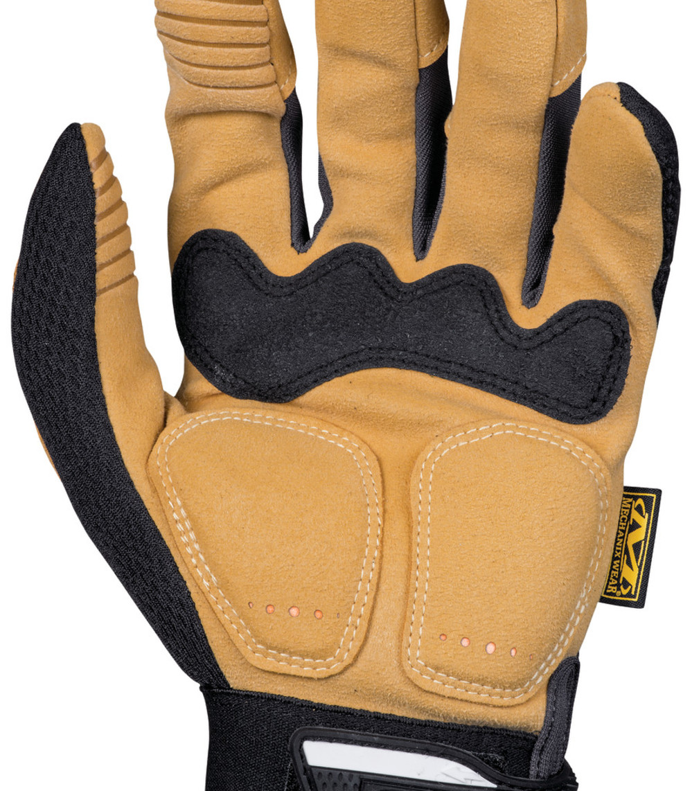 Mechanix Wear M-Pact X-Large Black Heavy Duty Leather Gloves - Flockneti
