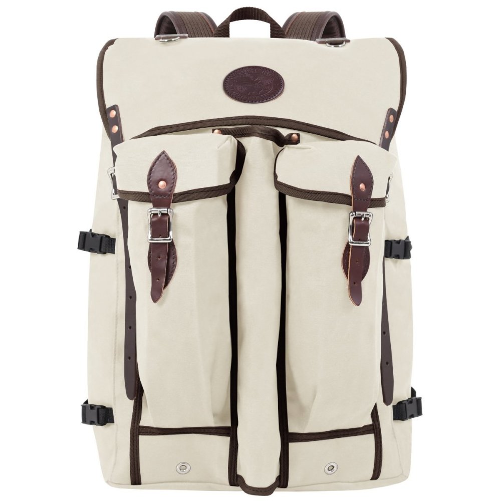 Duluth Pack 57 Liter Capacity Natural Canvas Bushcrafter Backpack - Flockneti