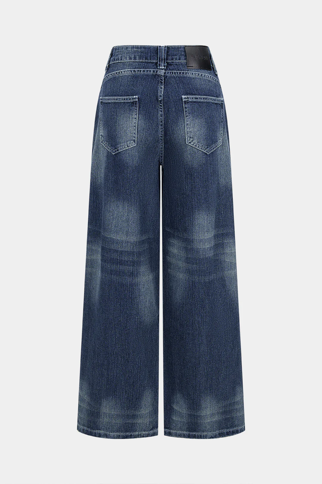 Denim Wide Leg Jeans - Flockneti