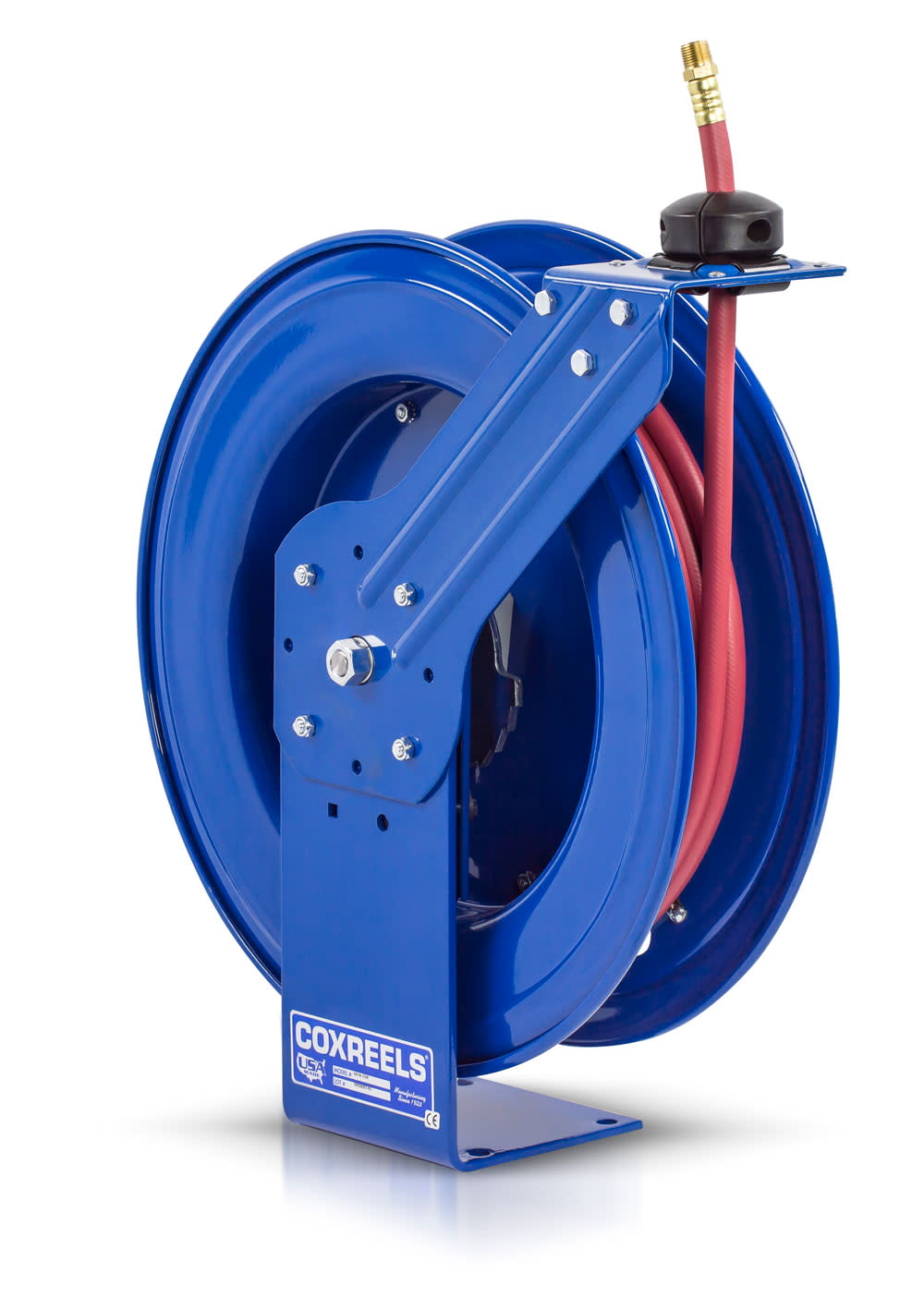 Coxreels 3/8 in x 50 ft Heavy Duty Spring Driven Hose Reel 300 PSI - Flockneti
