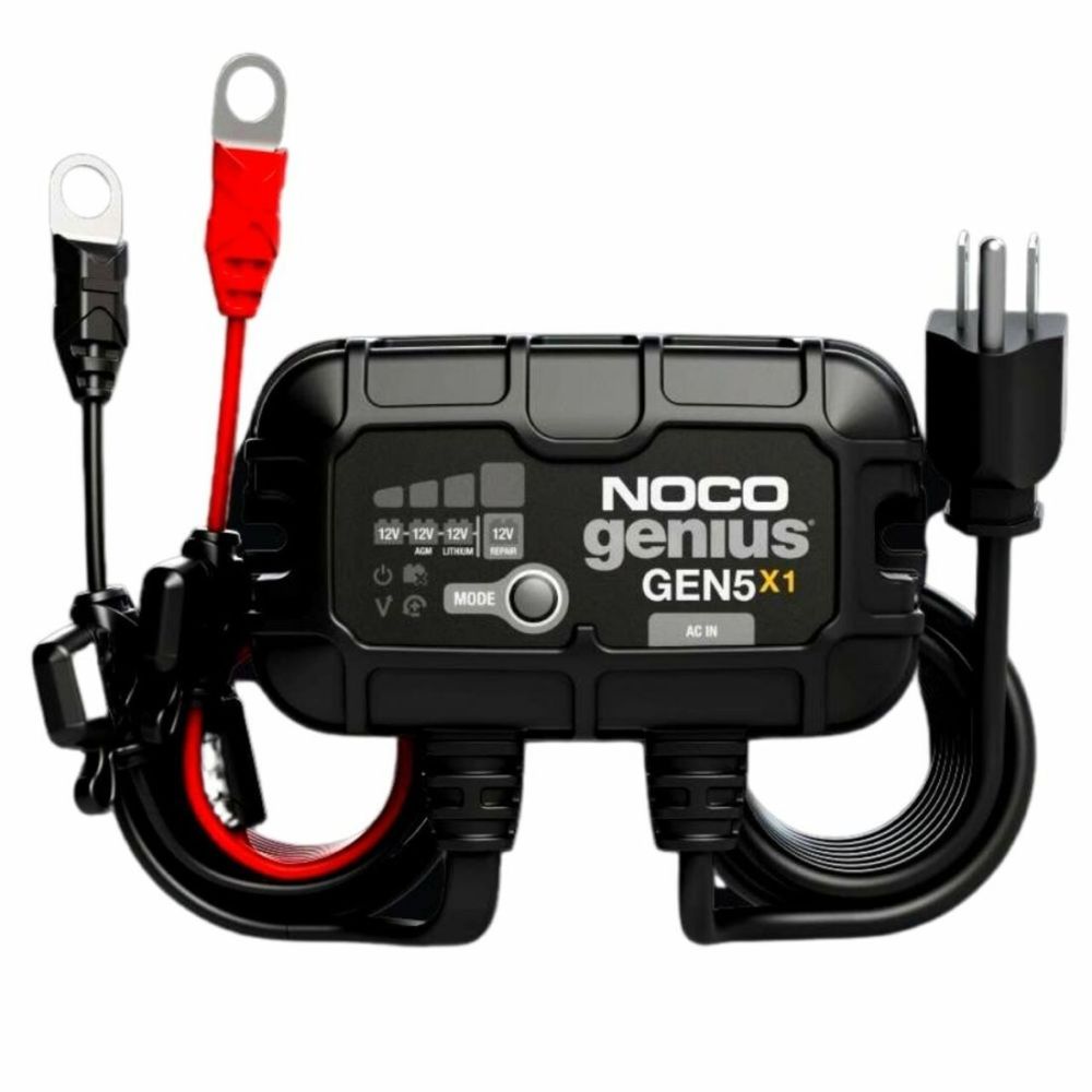 Noco 12V Battery Charger 5A Fully Automatic 1 Bank On Board - Flockneti