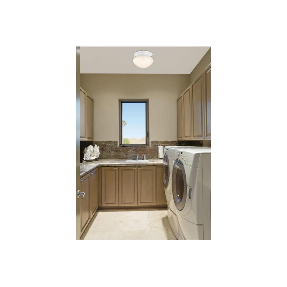 Westinghouse 7 1/4″ 10W White LED Flush Light Fixture - Flockneti